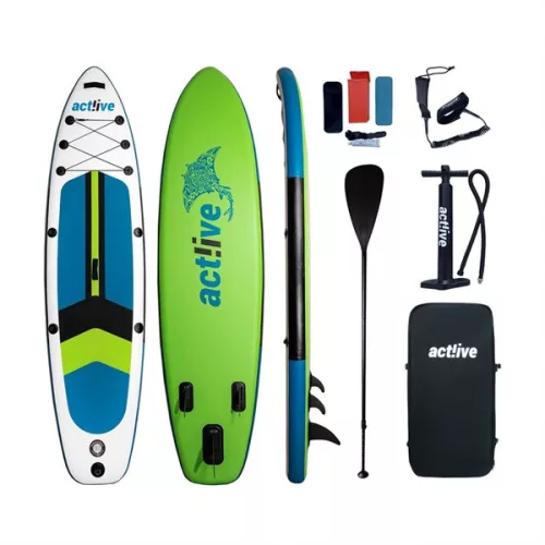 Act!ive SB-010 Newport kék-zöld SUP deszka 320cm/180kg, tartozékokkal