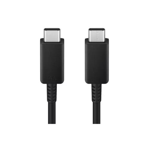 Prepojovací kábel Samsung EP-DX510JBEGEU 5A 1,8 m, čierny, Type-C/Type-C