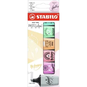   Stabilo BOSS MINI Pastellove 6 db/csomag vegyes színű szövegkiemelő