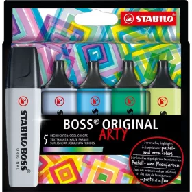   Stabilo BOSS ORIGINAL ARTY hideg színek 5 db/csomag szövegkiemelő készlet