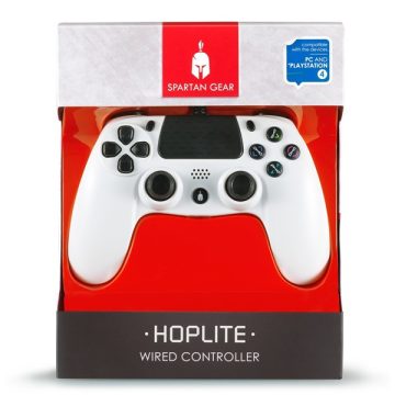   Spartan Gear 2807575 Hoplite PS4 vezetékes fehér kontroller