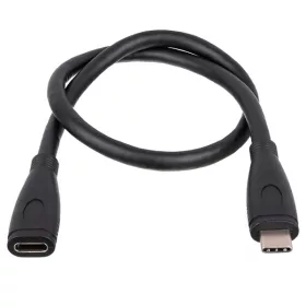 Prepojovací kábel Akyga 30cm USB-C 3.2 samec - samica