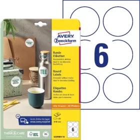   Avery 6229REV-10 fehér 80mm 10ív visszaszedhető univerzális címke köretikett