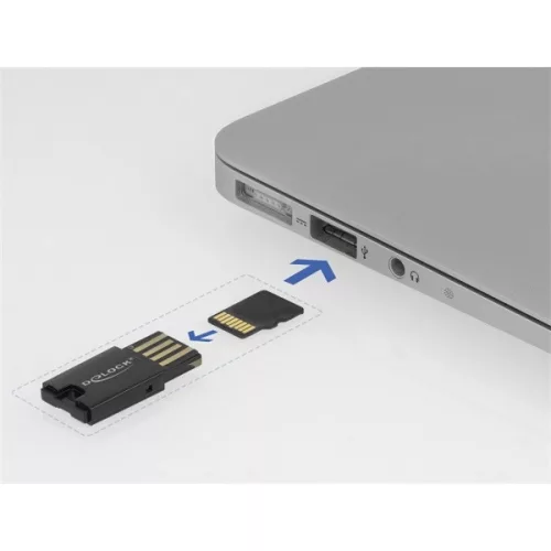 Delock 91603 USB 2.0 čítačka kariet pre pamäťové karty Micro SD