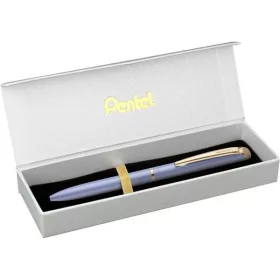   Pentel Energel BL2007PV-BOX 0,35mmpastell lila test/kék tinta prémium fém rollertoll