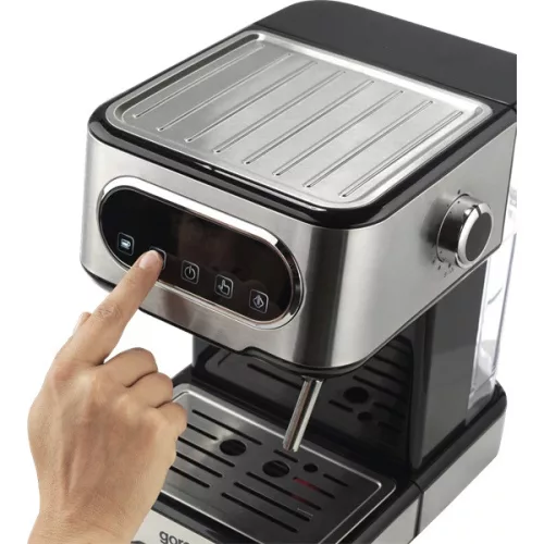 Espressor Gorenje ESCM15DBK v oțel inoxidabil - čierny