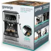 Espressor Gorenje ESCM15DBK v oțel inoxidabil - čierny