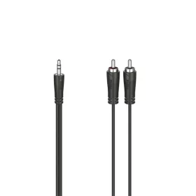  Hama 00205112 FIC 3,5-mm-Klinkenstecker auf 2 RCA 5 m Anschlusskabel