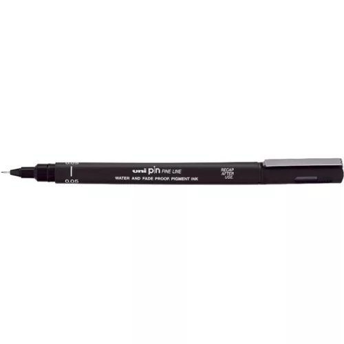 Uni PIN 0,05 mm fekete rajzmarker