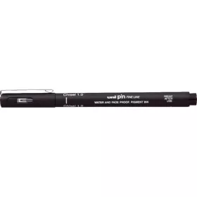 Uni PIN vágott hegyű 1 mm fekete rajzmarker