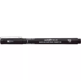 Uni PIN vágott hegyű 2 mm fekete rajzmarker