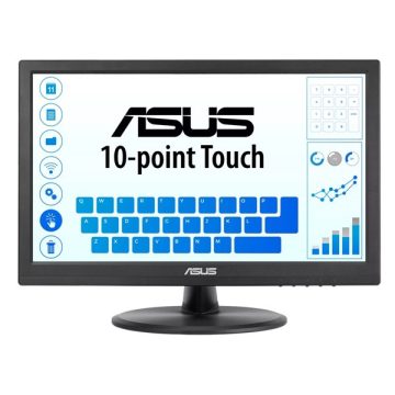   Asus 15,6" VT168HR WXGA LED HDMI/VGA érintőképernyős monitor