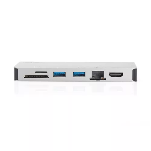 DIGITUS DA-70866 Cestovná univerzálna dokovacia stanica pre notebook s 8 portami USB-C
