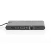 DIGITUS DA-70865 USB-C cestovná 9-portová univerzálna dokovacia stanica pre notebook