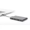 DIGITUS DA-70865 USB-C cestovná 9-portová univerzálna dokovacia stanica pre notebook