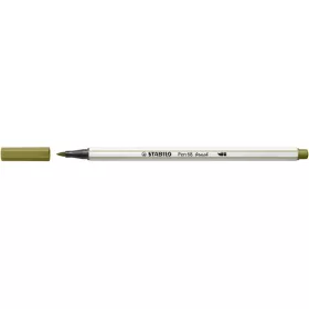 Stabilo Pen 68 brush sárzöld ecsetfilc