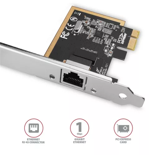 Axagon PCEE-GRF Gigabit Ethernet 1-line PCI-Express karta