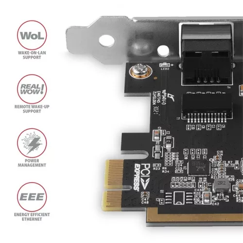 Axagon PCEE-GRF Gigabit Ethernet 1-line PCI-Express karta