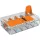 WAGO 221-615 15 Stück/Packung 41A/450V Abzweig 5x 0,5-6mm² transparenter Drahtverbinder