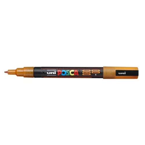 Uni POSCA PC-3ML csillámló narancs marker