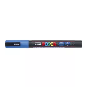 Uni POSCA PC-3ML csillámló kék marker