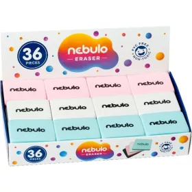 Nebulo 3-Farben-Logo-Radierer
