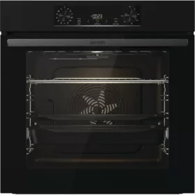   Gorenje BOS6737E06B schwarz, Einbaugerät, Backofenvolumen: 77 l, Grill, Umluft, hydrolytische Heizung, Backofen