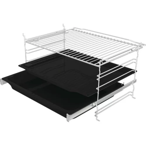 Gorenje BOS6737E06B schwarz, Einbaugerät, Backofenvolumen: 77 l, Grill, Umluft, hydrolytische Heizung, Backofen