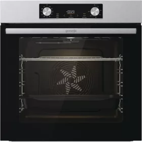  Gorenje BO6735E02X Edelstahl, Einbaugerät, Backofenvolumen: 77 l, Grill, Umluft, hydrolytische Heizung, Backofen