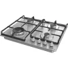 Gorenje GW641EX inox, beépíthető, gáz, főzőzóna: 3 +1 wok égőfej, beépíthető méret: 56cm, főzőlap