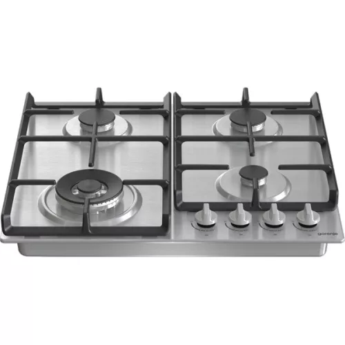 Gorenje GW641EX inox, beépíthető, gáz, főzőzóna: 3 +1 wok égőfej, beépíthető méret: 56cm, főzőlap