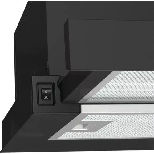 Gorenje TH60E3B, schwarz, freistehend, traditionell, Größe: 60 cm, teleskopierbar, Geräuschpegel: 67 dB, Dunstabzugshaube