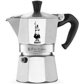 Bialetti Moka Express nerezový kávovar pre jednu osobu