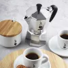 Bialetti Moka Express Edelstahl-Filterkaffeemaschine für 12 Personen