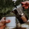 Bialetti Moka Express Edelstahl-Filterkaffeemaschine für 12 Personen