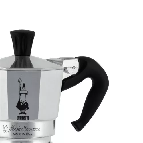 Bialetti Moka Express Edelstahl-Filterkaffeemaschine für 18 Personen