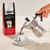 Bialetti Moka Express Edelstahl-Filterkaffeemaschine für 18 Personen