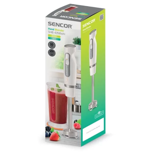 Tyčový mixér Sencor SHB 4358WH-EUE3 bielo-sivý