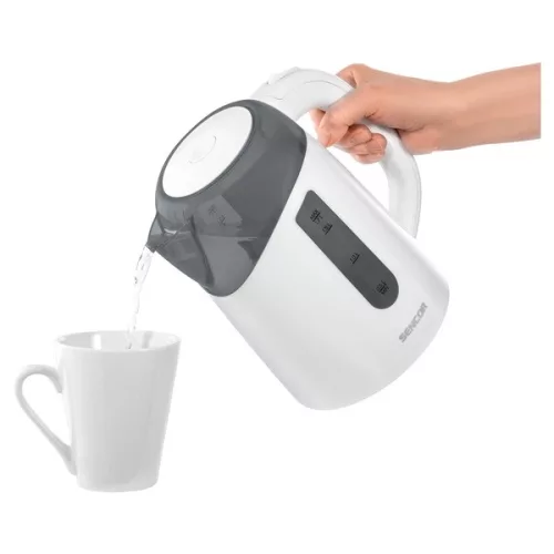 Kanvica Sencor SWK 1700WH 1,7 l bielo-sivá