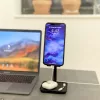Kikkerland US216-BK fekete asztali telefontartó állvány