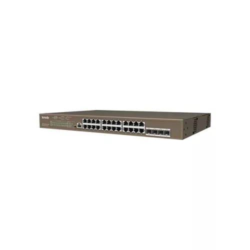 Tenda TEG5328P-24-410W 24-portni GbE LAN PoE (370W) L3 upravljani preklopnik