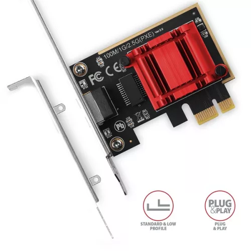Axagon PCEE-G25 Gigabit Ethernet 1-line PCI-Express karta