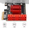 Axagon PCES-SA6 6 interných SATAIII portov 2 linková PCI-Express karta