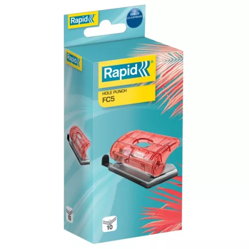Esselte ColourBreeze korall mini lyukasztó