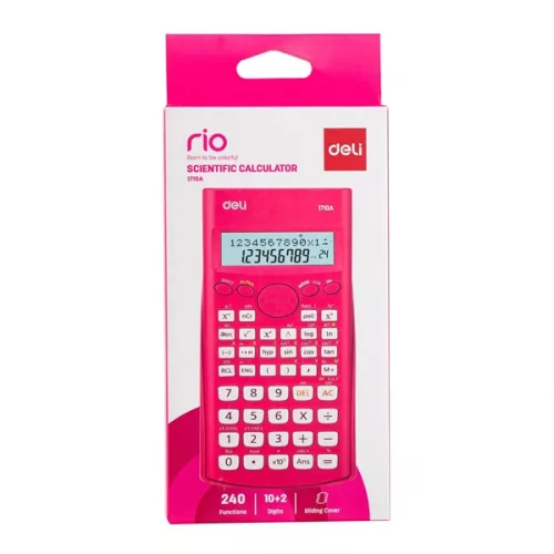 Deli Core DL-1710 240 funkciós magenta tudományos számológép