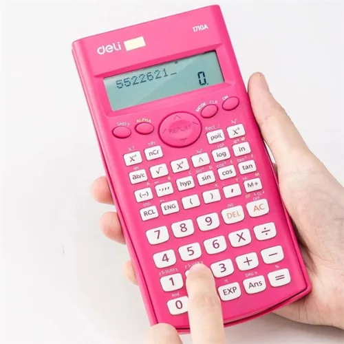 Deli Core DL-1710 240 funkciós magenta tudományos számológép