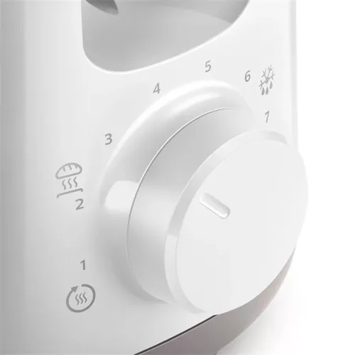 Philips HD2590/00 Daily Collection weißer 2-Scheiben-Toaster