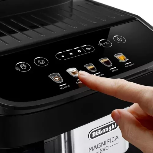 DeLonghi ECAM290.61.B Magnifica Evo čierny automatický kávovar s napeňovačom mlieka
