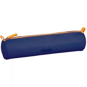   Clairefontaine Rhodiarama 215x5cm hengeres műbőr éjkék tolltartó