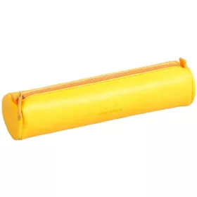   Clairefontaine Rhodiarama 215x5cm hengeres műbőr nárciszsárga tolltartó